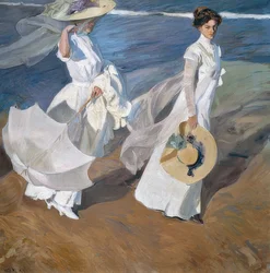 Spasertur langs kysten. 1909