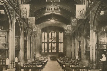 Biblioteket til Guildhall som enhver Londoner bør gå til, c1935.