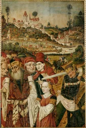 Den hellige Ursulas martyrium (tempera på granved)