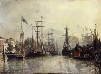Rotterdam havn, 1857