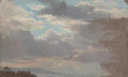 Skystudie fra atelierets vindu