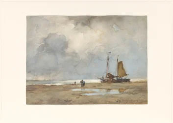Utsikt på stranden