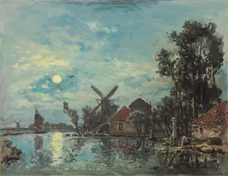 Måneeffekt på elvemunningen, Holland