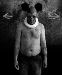 A clowns death (serie), 2014 (fotokunst digital kunst)