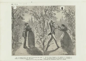 Tegneserie om månens innflytelse, 1865