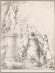 Chryses ber om hjelp fra Apollo, fra Iliaden, bok I
