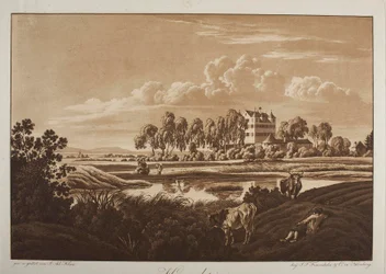 Utsikt over Hummelstein slott nær Nürnberg