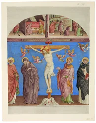 Kristus på korset i kirken S. Domenico i Arezzo