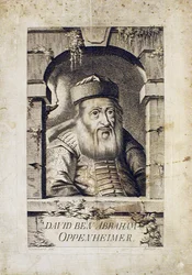 Portrett av David Oppenheim 1664-1736, overrabbiner i Praha
