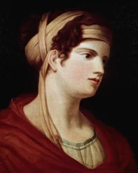 Portrett av grevinne Therese Brunswick. Grevinne som inspirerte Ludwig van Beethoven (1770-1827) til måneskinnsonaten, Opus 27 nummer 2. Maleri av Giovanni Battista (1751-1830), olje på lerret, tidlig på 1800-tallet. Fødested til Beethoven, Bonn (Tyskland)