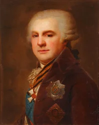 Portrett av grev Alexander Nikolaevich Samoilov 1744-1814, etter 1796