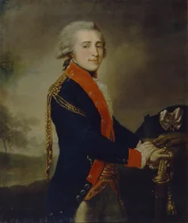 Portrett av grev Artemy Ivanovich Lazarev 1768-1791, 1790-tallet