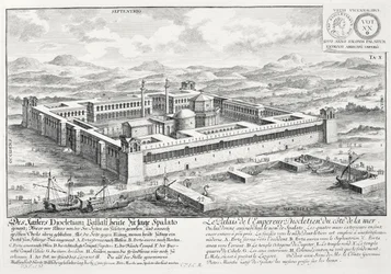 Diokletians palass (245-313), Split, Jugoslavia, fra 