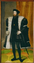 Keiser Ferdinand I, bror av Karl V … (maleri på lerret)