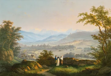 Omgivelsene til Habsburg-ruinene