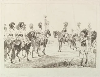 Østerrikske Cuirassiers, tidlig på 1800-tallet.