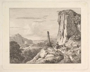 Ung kvinne med seks geiter, 1815.