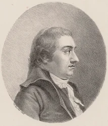 Portrett av komponisten Johann Rudolf Zumsteeg 1760-1802, 1826.