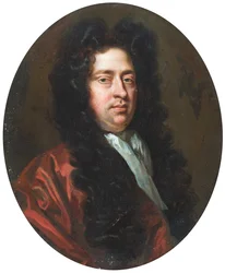 Portrett av Sir Hugh Smithson, 3. bt. (olje på lerret)