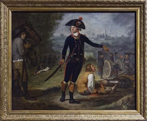 Artillerioffiser i beleiringen av en by, ca. 1795 (olje på lerret)