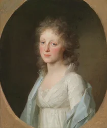 Johann Friedrich August Tischbein Portrett av fru Loder