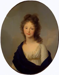 Portrett av dronning Louise av Preussen, 1776-1810, 1798.