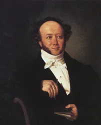 Portrett av Albert Bitzius (1797–1854).