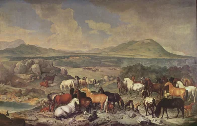 The Imperial Stud med Lipizzaner-hester