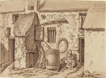 Et rustikk hus i Grand Rue ved Sceaux-Les-Chartreux