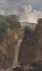 Foss og rundtempel ved Tivoli