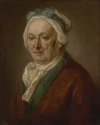 Portrett av en mann med søvnhode
