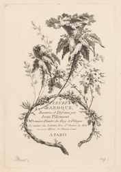 Trompetformede blomster Fleures Baroque (serietittel på objekt)