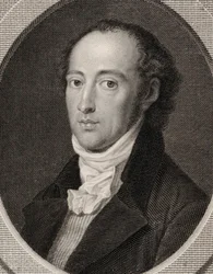 Portrett av komponisten Johann Anton André 1775-1842, 1800.