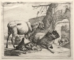 The Muleteer under the Gateway, 1665.