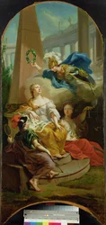 Allegori som representerer det velstående styret til landgravene i Hessen-Kassel, 1764