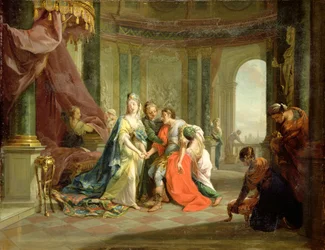 Anthony, dødelig såret, med Cleopatra, ca. 1797-99