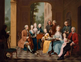 Familie Timmermann, av Johann Heinrich Tischbein den eldre