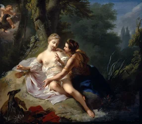 Jupiter i skikkelse av Diana som forfører Callisto