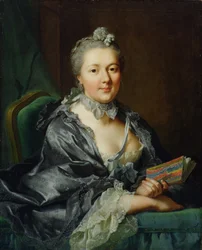 The Artists Second Wife, Julie Marianne Pernette, født Robert, 1762