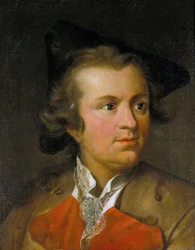 Portrett av Gotthold Ephraim Lessing, 1729-1781, ca. 1755