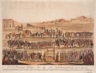Sultan Selim IIIs inntreden i sabelen 13. april 1789, 1789