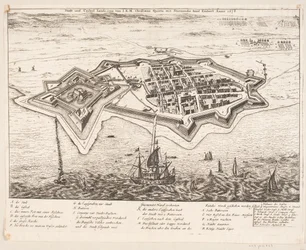 Byen og Castel Landskron erobret av I.K.M Cristiano Quinto Anno 1676