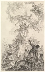Kristi himmelfart, ca. 1750.