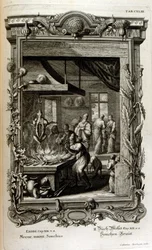 Illustrasjon fra Sacred Physics, eller Natural-History of the Bible