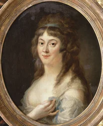 Portrett av Madame Roland 1754-1793, 1792