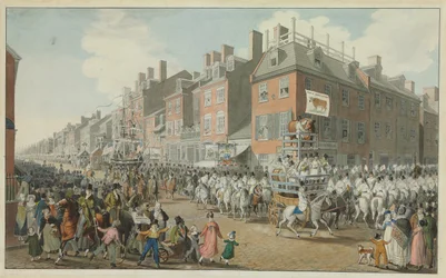 Parade of the Victuallers, Philadelphia, 1821