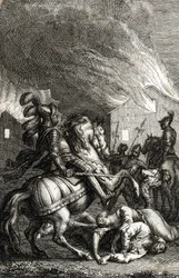 Erobringen av Thüringen av keiser Adolphe av Nassau