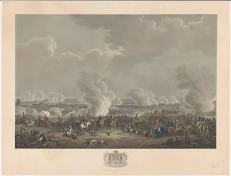 Slaget ved Waterloo, 1815 Tolv plater med ankomst og innvielse av William I i Brussel og kampene ved Quatre-Bras og Waterloo i 1815 (serietittel)