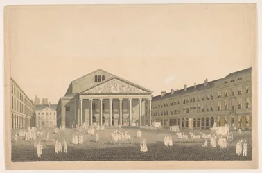 Utsikt over Det Kongelige Teater i Brussel