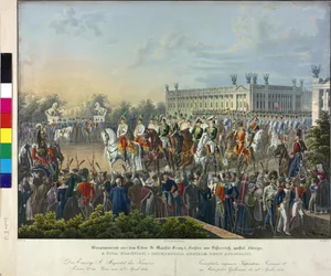 Frans Is inntreden i Paris den 15.4.1814